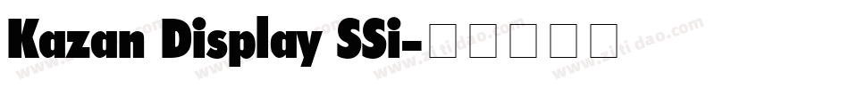 Kazan Display SSi字体转换